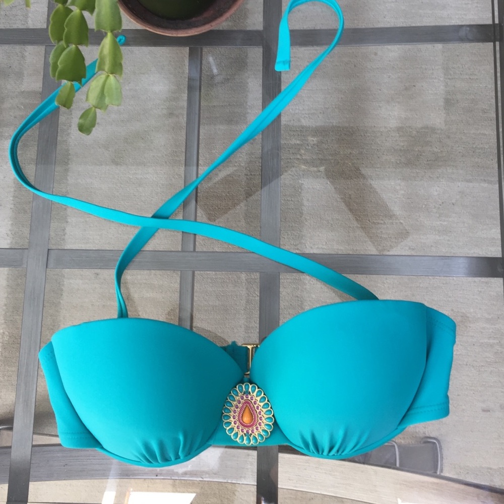 Target Xhilaration Blue Swim Top Sz. Medium
